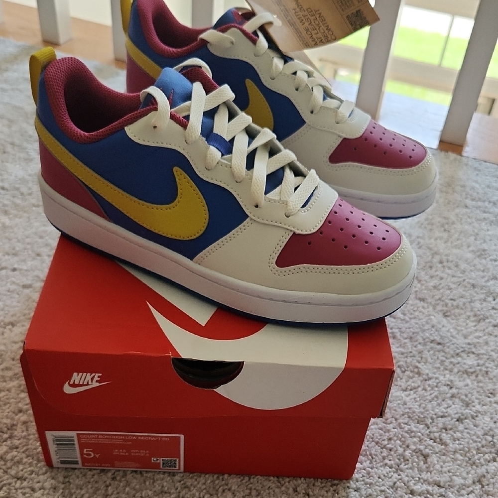 NWT Kids Nike Court Borough Low Recraft BG